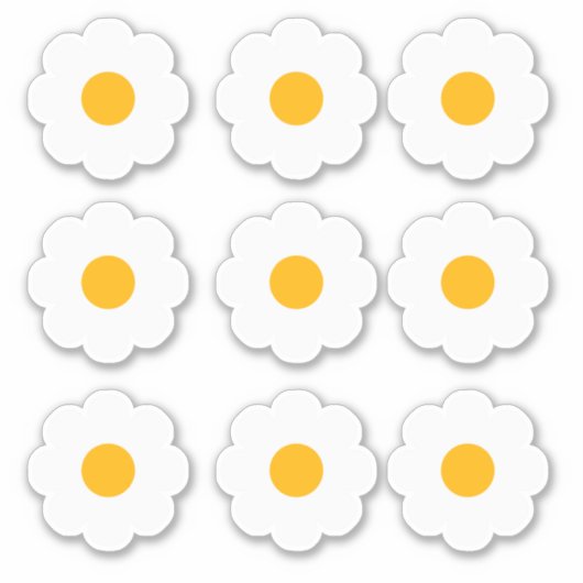 Labels Stickers - Daisies (Vorderseite)