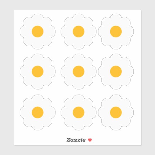 Labels Stickers - Daisies (Blatt)