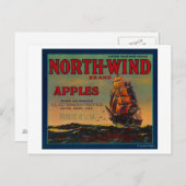 LabelYakima, WA Postkarte (Vorne/Hinten)