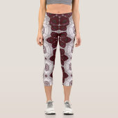 Labia Fluer Prem Mandal Capri Leggings (Vorderseite)