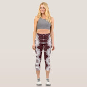Labia Fluer Prem Mandal Capri Leggings (Vorderseite)