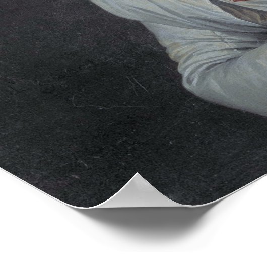 Labille-Guiard - Herzogin von Aiguillon 1770 Poster (Ecke)