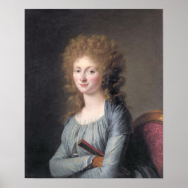 Labille-Guiard - Herzogin von Aiguillon 1770 Poster