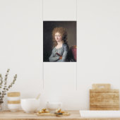 Labille-Guiard - Herzogin von Aiguillon 1770 Poster (Küche)