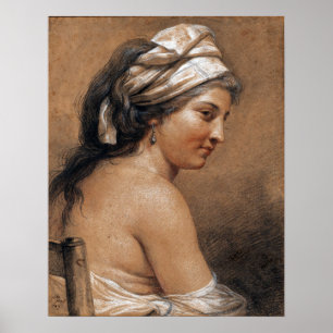Labille-Guiard - Studie einer sitzenden Frau, die Poster