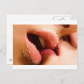 Lábios doces - Zuckerlippen Postkarte (Vorne/Hinten)