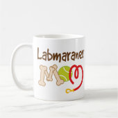 Labmaraner Hundezucht-Mama-Geschenk Kaffeetasse (Links)