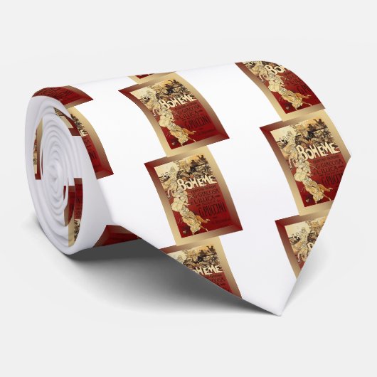 LaBoheme ~ Puccini Oper 1896 w/Background Krawatte (Gerollt)