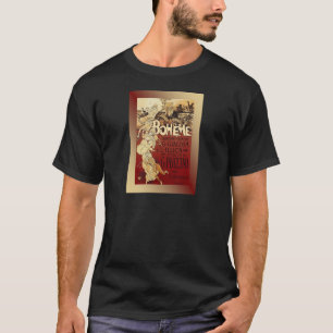 LaBoheme ~ Puccini Oper 1896 w/Background T-Shirt