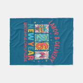 Labor & Delivery 2026 New Year Welcome Committ Fleecedecke (Vorderseite (Horizontal))