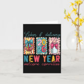 Labor & Delivery 2026 New Year Welcome Committ Karte (Gelbe Blume)
