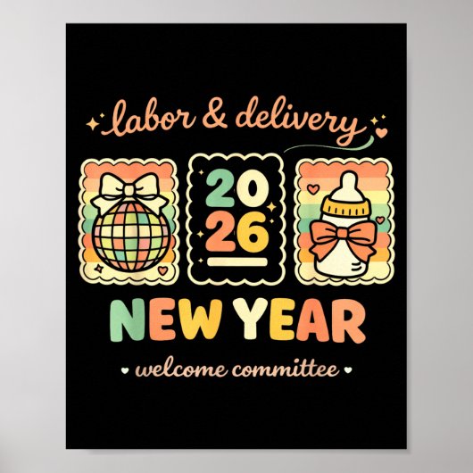 Labor & Delivery 2026 New Year Welcome Committ Poster (Vorne)