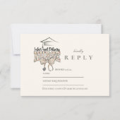 Labor and Delivery Nurse Graduation Party RSVP Karte (Vorderseite)