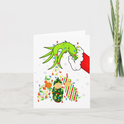 Labor And Delivery Nurse Merry Christmas Xmas Ligh Karte (Vorderseite)