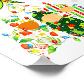 Labor And Delivery Nurse Merry Christmas Xmas Ligh Poster (Ecke)