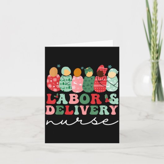 Labor And Delivery Nurse Shirt L&amp;d Nurse Chris Karte (Vorderseite)