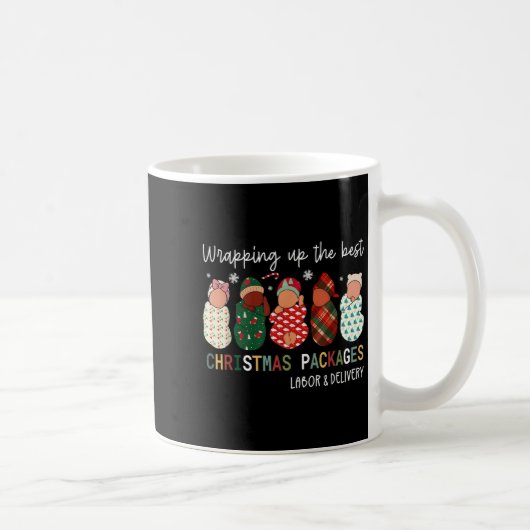 Labor And Delivery Xmas, Professional Baby Wrapper Kaffeetasse (Rechts)