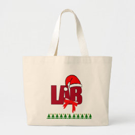 LABOR CHRISTMAS SANTA JUMBO STOFFBEUTEL