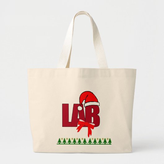 LABOR CHRISTMAS SANTA JUMBO STOFFBEUTEL (Vorne)