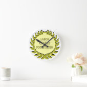 LABOR CREĀBIT POTESTĀTEM RUNDE WANDUHR (Zuhause)