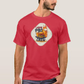 Labor Day BBQ Crew Flame Grill Shirt – Worker Holi (Vorderseite)