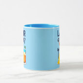 Labor Day Construction Worker Helmet Design Tasse (Zentrum)