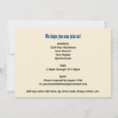 LABOR DAY GRILLEN Rosie Riveter Einladung (Rückseite)