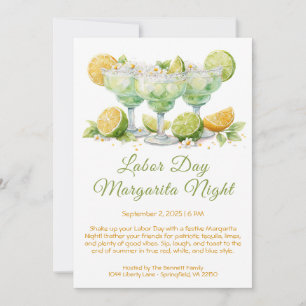 Labor Day Margarita Nacht Einladung – Patriotisch