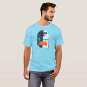 Labor Day Minimal Worker Relax Design T-Shirt (Vorne ganz)