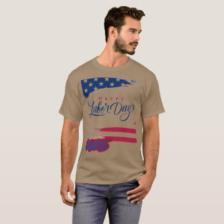 LABOR DAY patriotisch glücklich T-Shirt