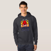 Labor Day Strong Worker Pride Illustration Hoodie (Vorne ganz)