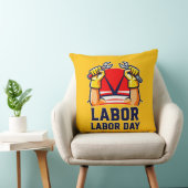Labor Day Strong Worker Pride Illustration Kissen (Stuhl )