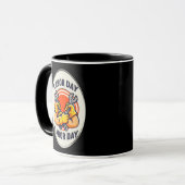 Labor Day Worker Badge Tools Design Tasse (Vorderseite Links)