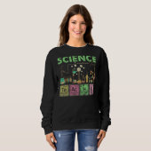 Labor für wissenschaftliche Chemieelemente Sweatshirt (Vorne ganz)