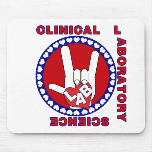 LABOR LIEBE ASL - LABORWISSENSCHAFTLER MOUSEPAD (Vorne)