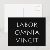 Labor omnia vincit postkarte (Vorne/Hinten)