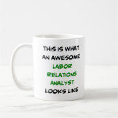 labor relations analyst, awesome kaffeetasse (Links)