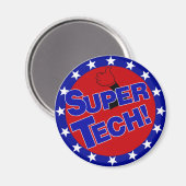 LABOR SUPER TECH! MAGNET (Vorderseite/Rückseite)