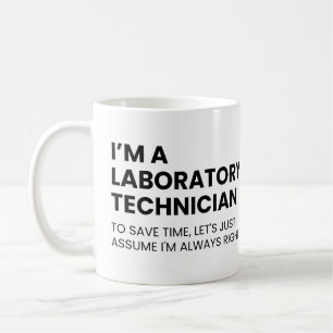 Labor-Techniker Lustiger Wissenschaftler Spruch Kaffeetasse