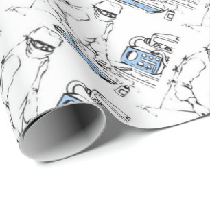 Laborant Geschenkpapier