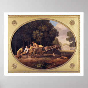 Laboranten, 1781 (Emaille auf Keks Ohrfeige Poster