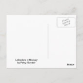 Laboratorien in Norwegen Postkarte (Rückseite)