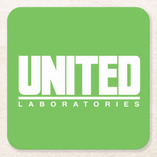 Laboratorien Trinkküsten Rechteckiger Pappuntersetzer