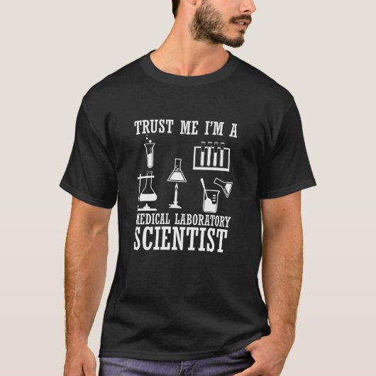 Laboratorium für lustige medizinische Labrador-Tec T-Shirt (Vorderseite)