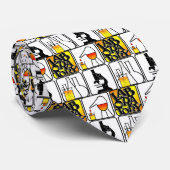 LABORATORY 4 SQUARE - GETRÄNKE / MIKROSKOPE KRAWATTE (Gerollt)