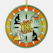 LABORATORY 4 SQUARE LOGO KERAMIKORNAMENT (Vorne)