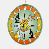 LABORATORY 4 SQUARE LOGO KERAMIKORNAMENT (Links)