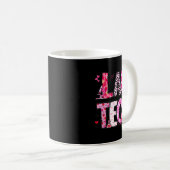 Laboratory Tech Valentines Day Medical Lab Tech La Kaffeetasse (VorderseiteRechts)