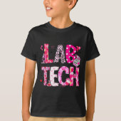 Laboratory Tech Valentines Day Medical Lab Tech La T-Shirt (Vorderseite)