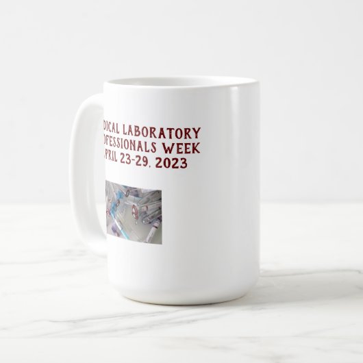 Laboratory Week 2023 Coffee Mug Kaffeetasse (Vorderseite Links)